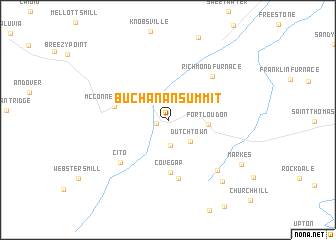 map of Buchanan Summit