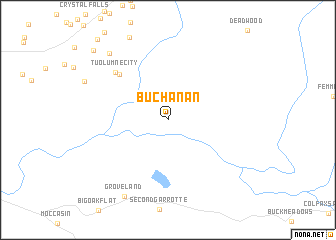 map of Buchanan