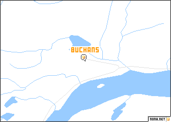 map of Buchans