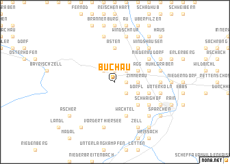 map of Buchau