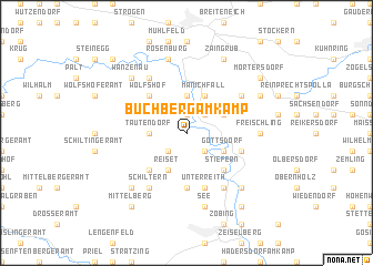 map of Buchberg am Kamp