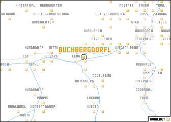 map of Buchbergdörfl