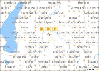 map of Buchberg