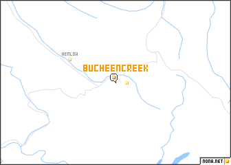 map of Bucheen Creek