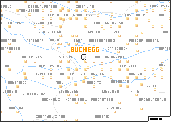 map of Buchegg