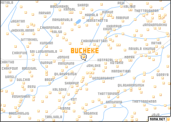 map of Bucheke