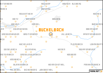 map of Büchelbach