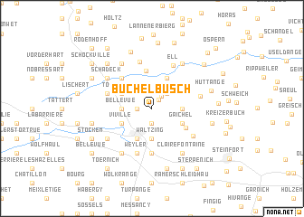 map of Buchelbusch