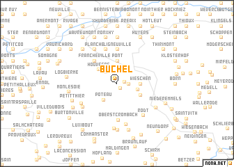 map of Büchel