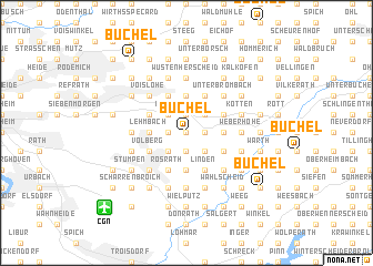 map of Büchel