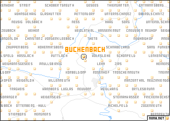 map of Büchenbach