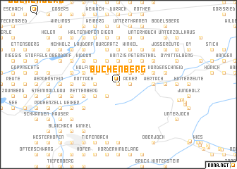 map of Buchenberg
