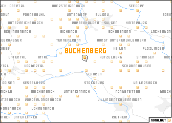 map of Buchenberg