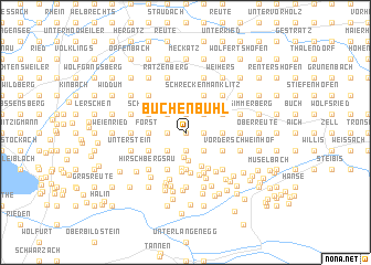 map of Buchenbühl