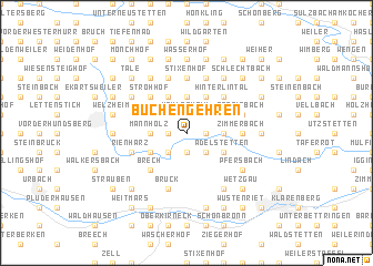 map of Buchengehren