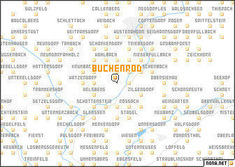 map of Buchenrod