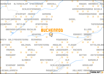 map of Buchenrod
