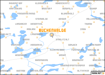 map of Buchenwalde