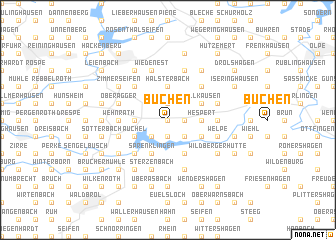 map of Buchen