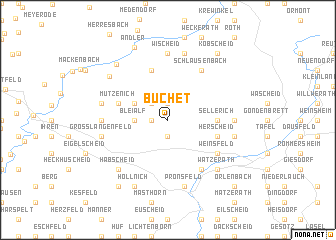 map of Buchet