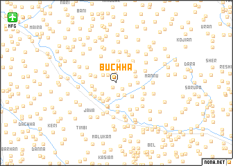 map of Buchha