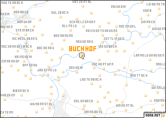 map of Buchhof