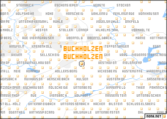 map of Buchholzen