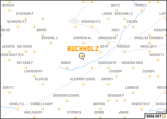 map of Buchholz