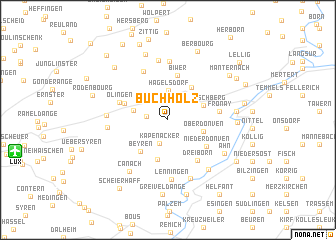 map of Buchholz