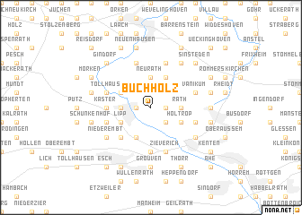 map of Buchholz