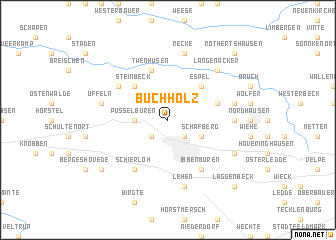 map of Buchholz