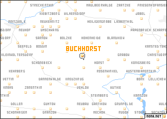 map of Buchhorst