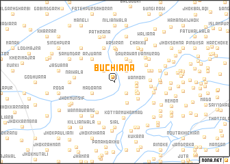 map of Buchiāna