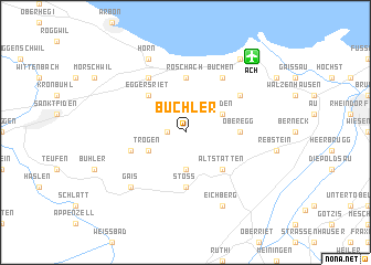 map of Büchler