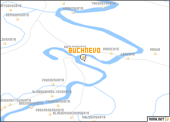 map of Buchnëvo