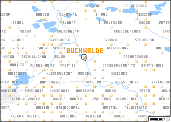 map of Buchwalde