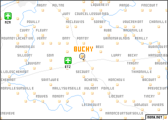 map of Buchy