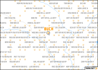 map of Buch