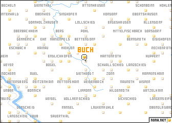 map of Buch