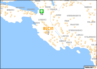 map of Bućin