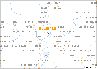 map of Buciumeni