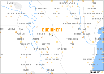 map of Buciumeni