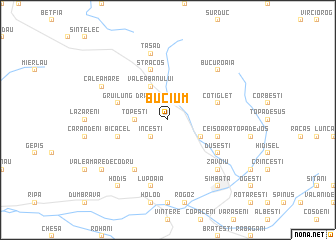map of Bucium