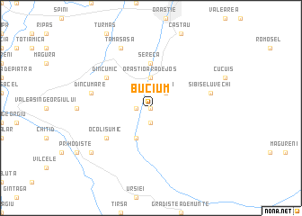 map of Bucium