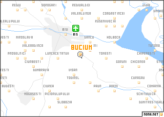 map of Bucium