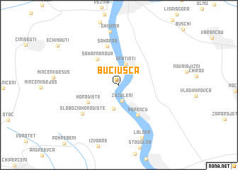 map of Buciuşca