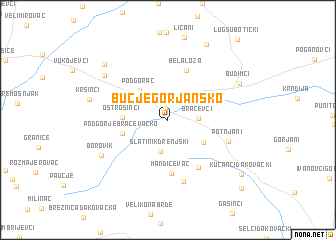 map of Bučje Gorjansko