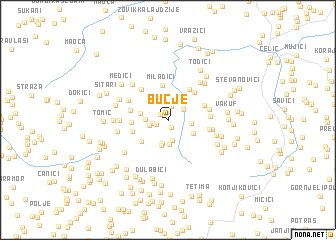 map of Bučje