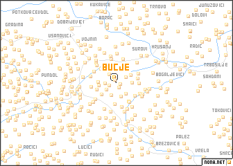 map of Bučje