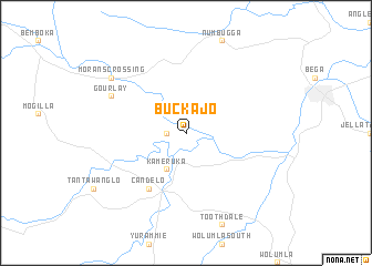 map of Buckajo